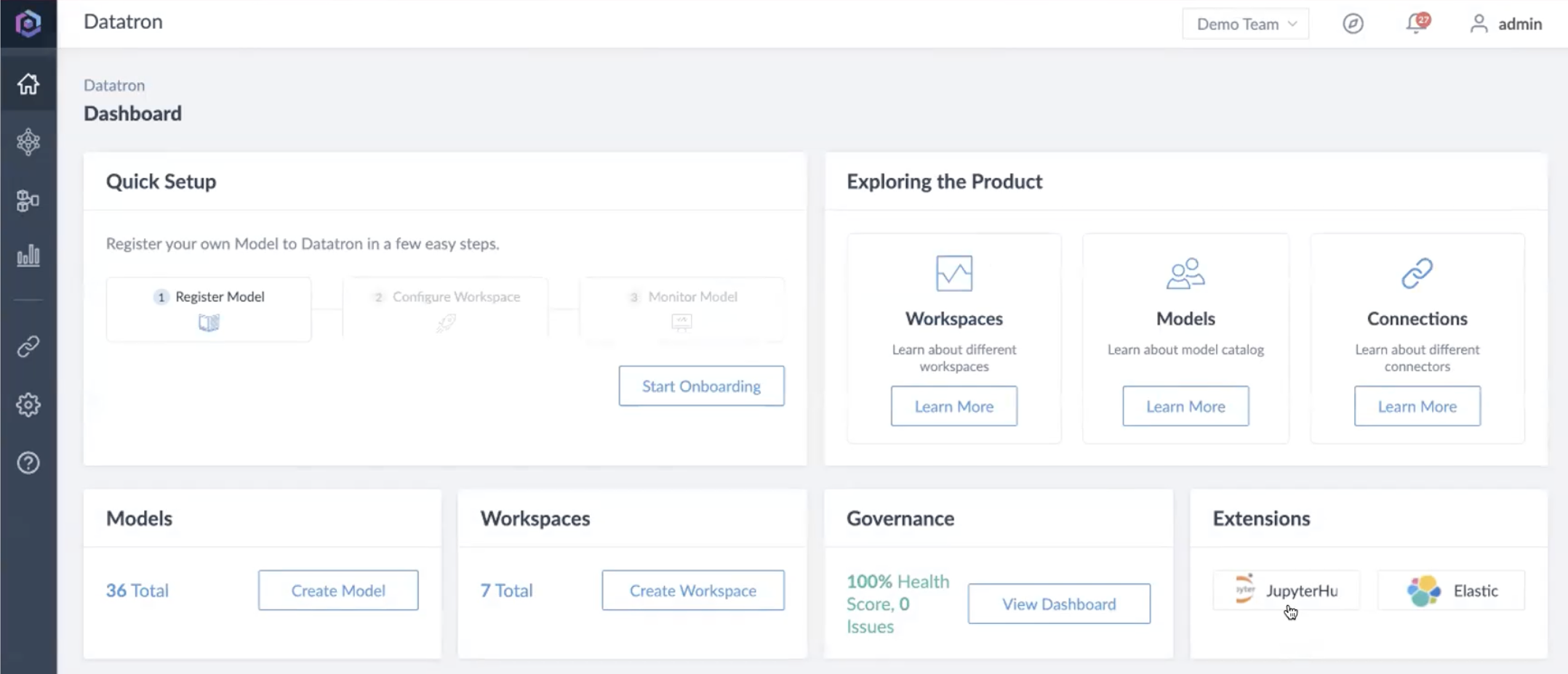 Access JupyterHub from the Datatron dashboard